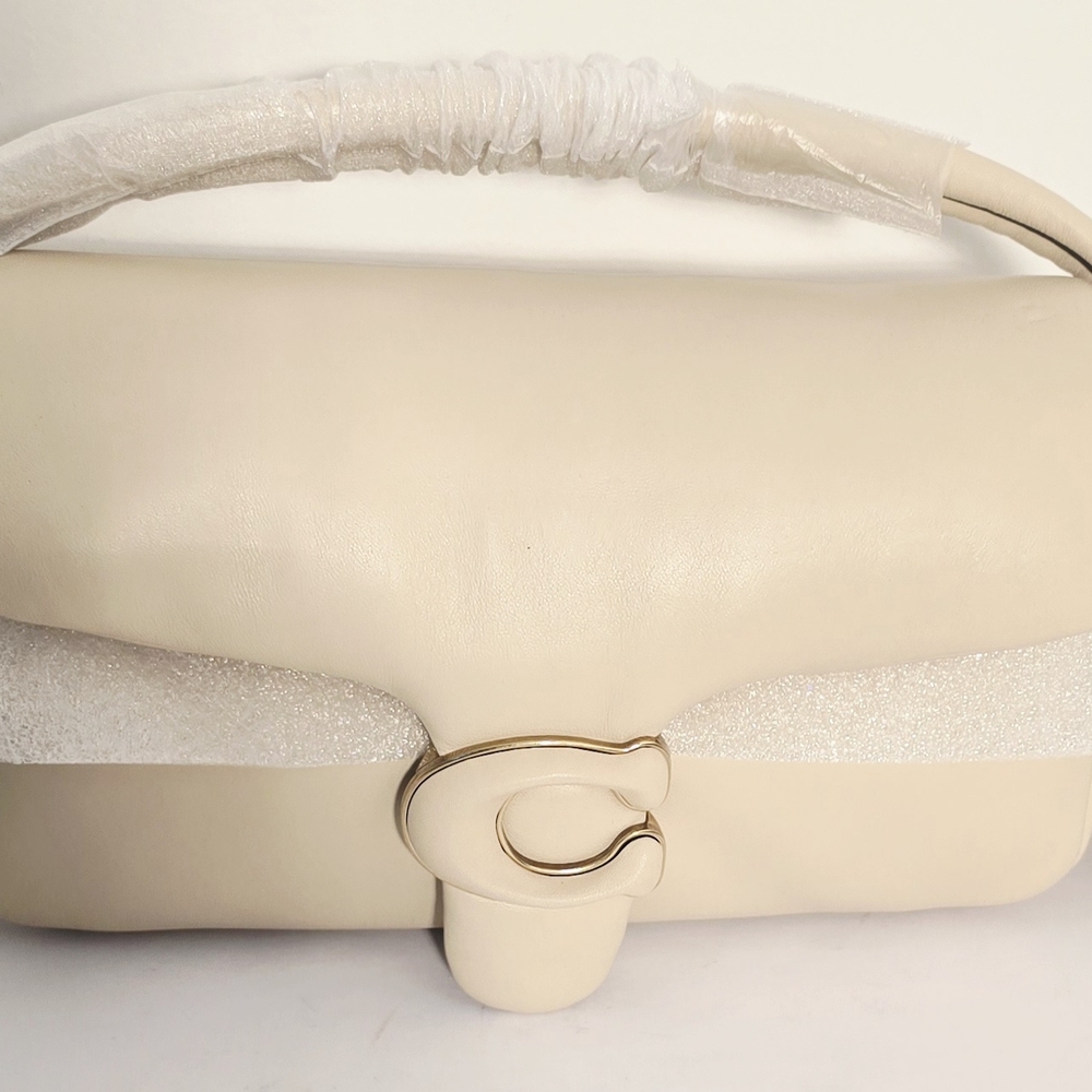 Coach Cream Leather Shoulder Bag